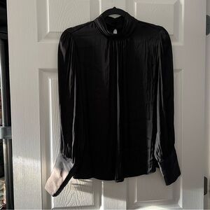 Rachel Zoe Classic Black Blouse